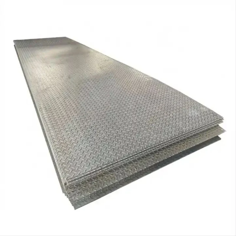 1.5-100 मिमी जाडी हॉट रोल्ड कार्बन स्टील चेकर्ड प्लेट